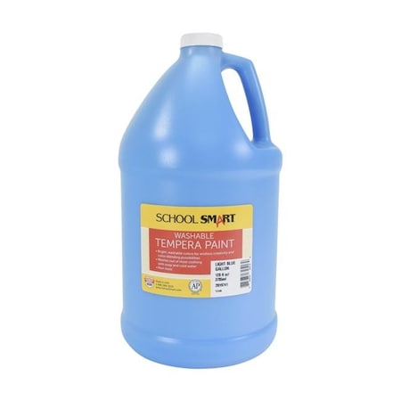 School Smart School Smart 2019741 1 gal Washable Tempera Paint; Light Blue 2019741